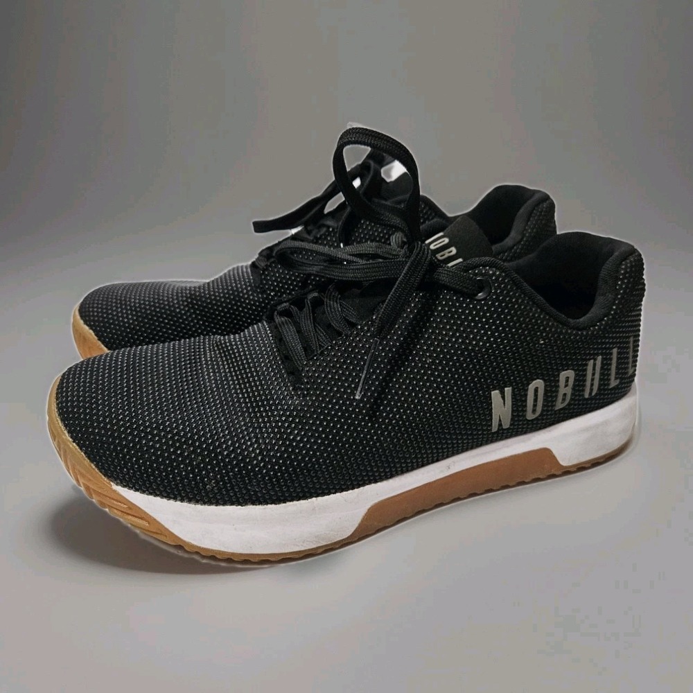 NOBULL Trainers Black Gum Bottoms Women's Size 11.5